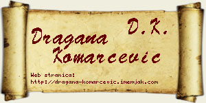 Dragana Komarčević vizit kartica